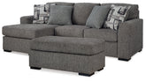 Best Deals Furniture - Ashley Furniture - Gardiner Sofa Chaise and Ottoman - Sofa Chaise and Ottoman - 52404U1